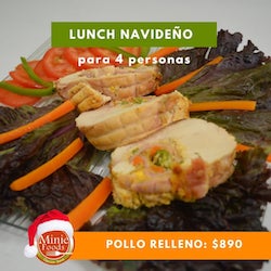 Pollo relleno (con opciones)