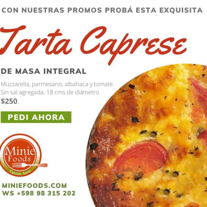 Tarta Caprese (integral)